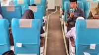 KAI Daop 3 Cirebon Ajak Anak Yatim Tahfidz Ngaji di Atas Kereta