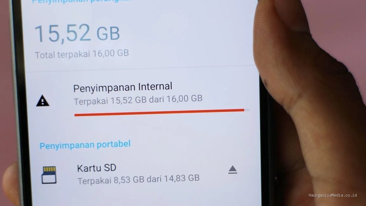 Penyebab Memori HP Penuh Padahal File Sedikit dan Cara Mengatasinya