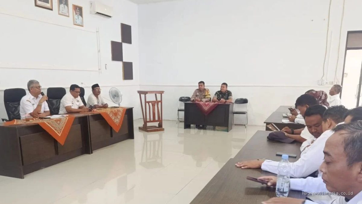 Persiapan HUT RI ke-81: Sinergi Muspika Anjatan dan Koramil 1614