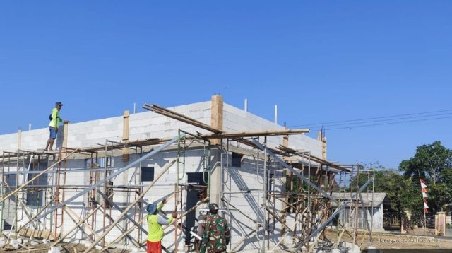 Progres Pembangunan Markas Koramil 1618/Cikedung Capai 52%, Wujud Nyata Sinergi TNI dan Rakyat