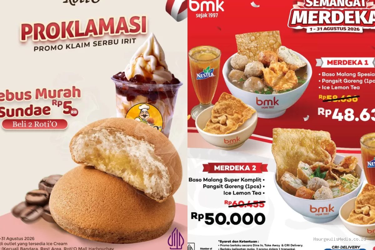 Promo Makanan & Minuman HUT Kemerdekaan RI 2026: Hemat Agustus!