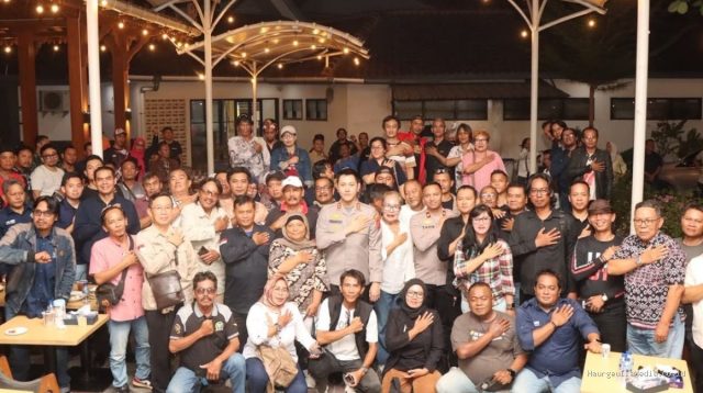 Sinergi Kapolres Indramayu dan Insan Pers, Simak Momen Keakrabannya
