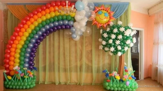 10 Ide Dekorasi Pesta Ulang Tahun Anak Kreatif dengan Balon