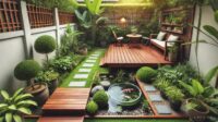 10 Ide Desain Taman Belakang Rumah untuk Area Bersantai Nyaman