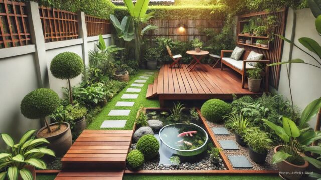 10 Ide Desain Taman Belakang Rumah untuk Area Bersantai Nyaman