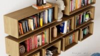 10 Ide Rak Dinding Unik untuk Menyimpan Koleksi Buku di Rumah