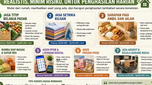 10 Ide Usaha Rumahan Modal Kecil yang Menguntungkan untuk Pemula