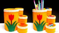 Cara Membuat Tempat Pensil dari Botol Bekas yang Unik dan Rapi