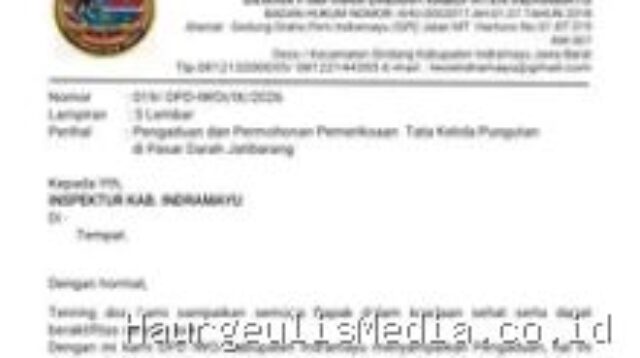 Dugaan Pungli Pasar Jatibarang: IWOI Indramayu Desak Inspektorat Audit