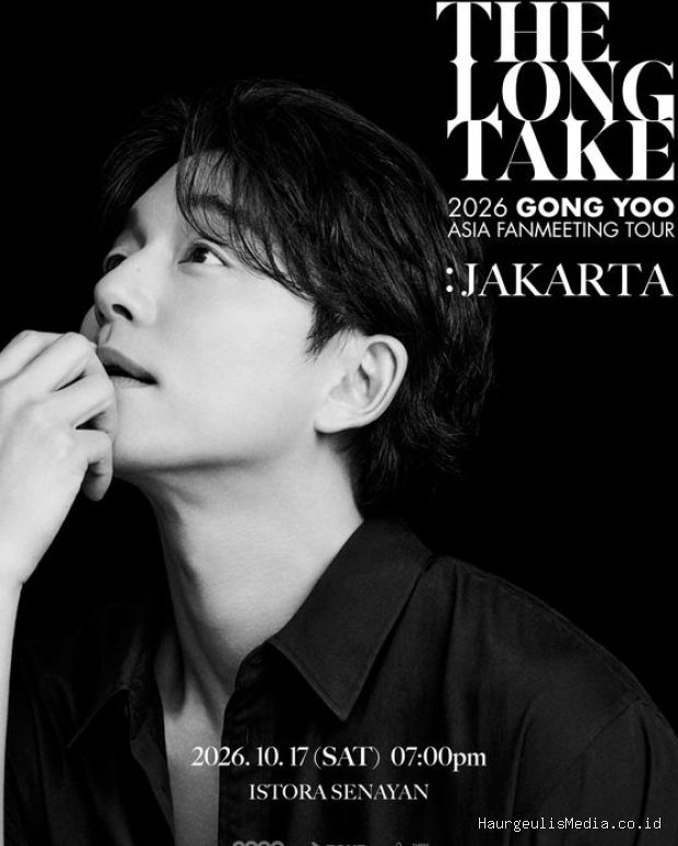 Poster fan meeting Gong Yoo di Jakarta/ Foto: instagram.com/threemountainsave