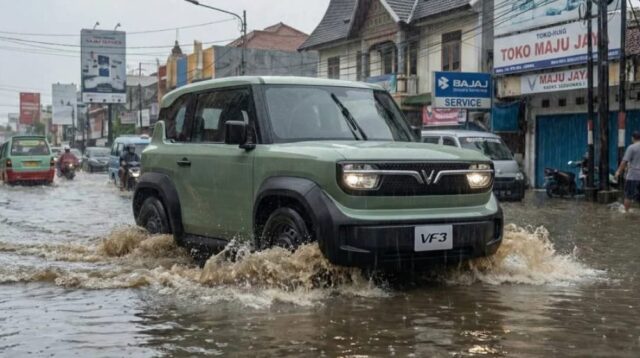 Keamanan Mobil Listrik Saat Terendam Banjir dan Panduan Penanganannya