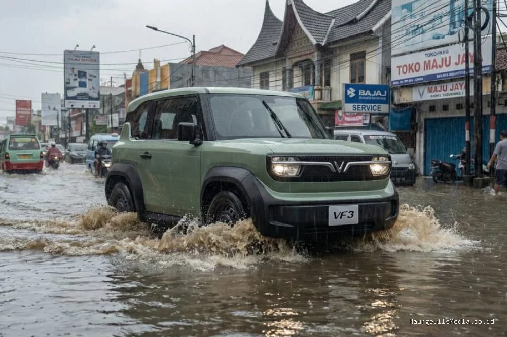 Keamanan Mobil Listrik Saat Terendam Banjir dan Panduan Penanganannya