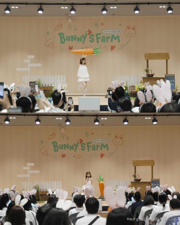Nayeon TWICE membagikan perasaannya terkait hari ulang tahunnya yang dirayakan bersama penggemar di fanmeeting 'Bunny's Farm'.
