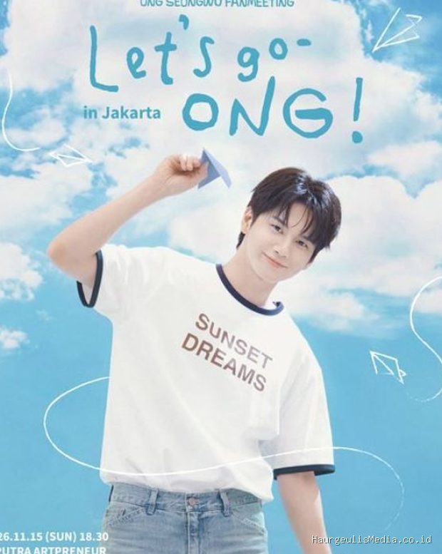 Poster fan meeting Ong Seong Wu di Jakarta/ Foto: instagram.com/bnb_fanconn