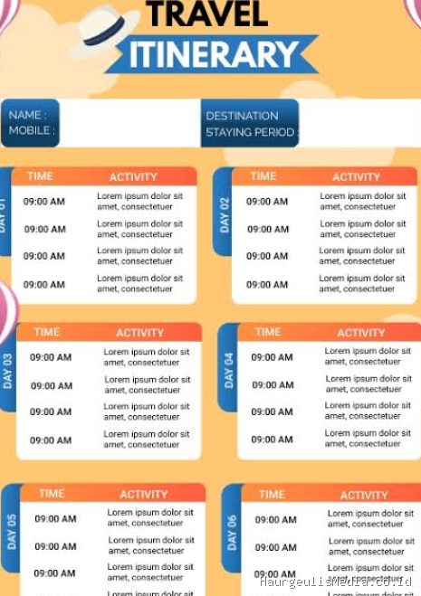 Panduan Menyusun Itinerary Liburan yang Efektif dan Terorganisir