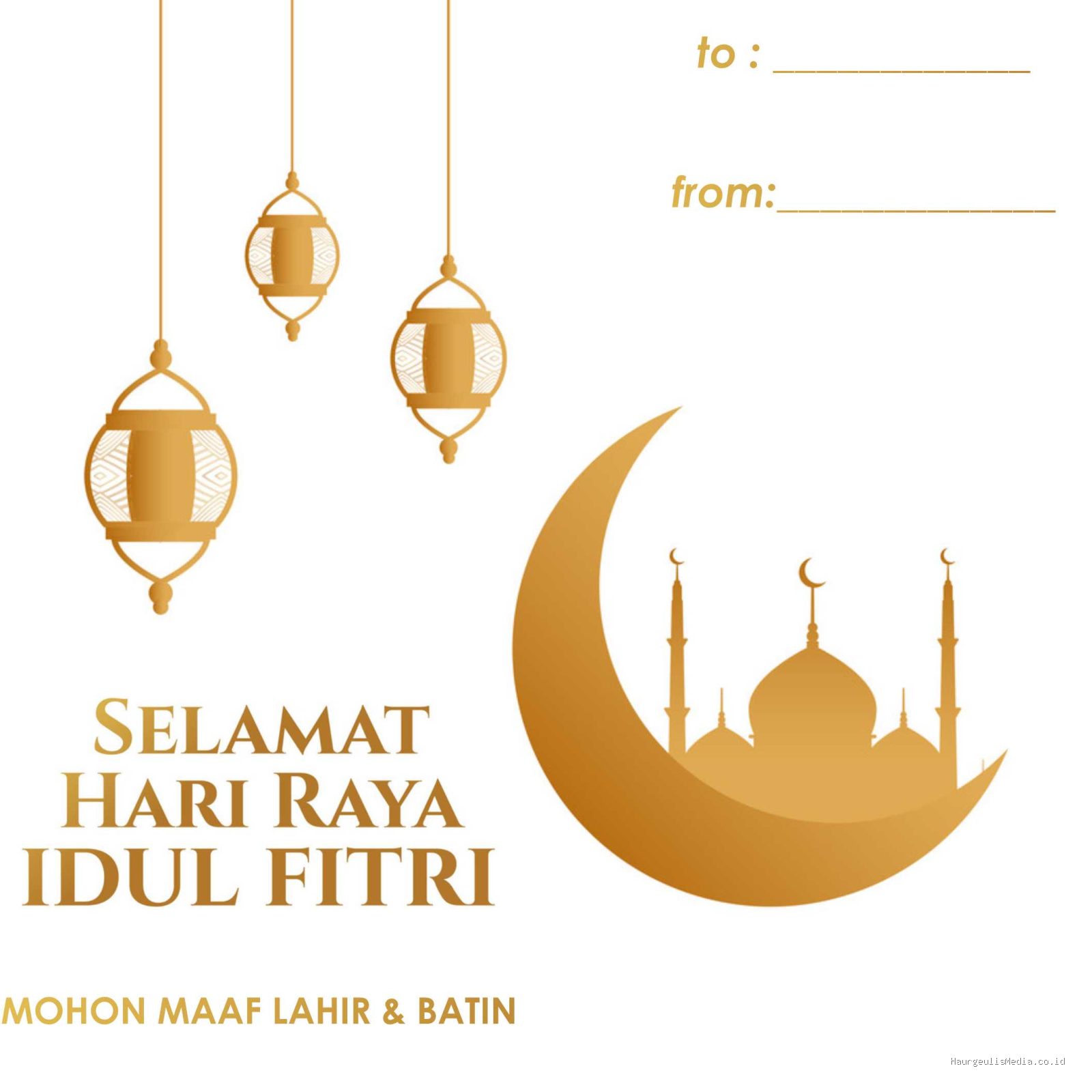 Panduan Praktis Membuat Kartu Ucapan Lebaran yang Personal