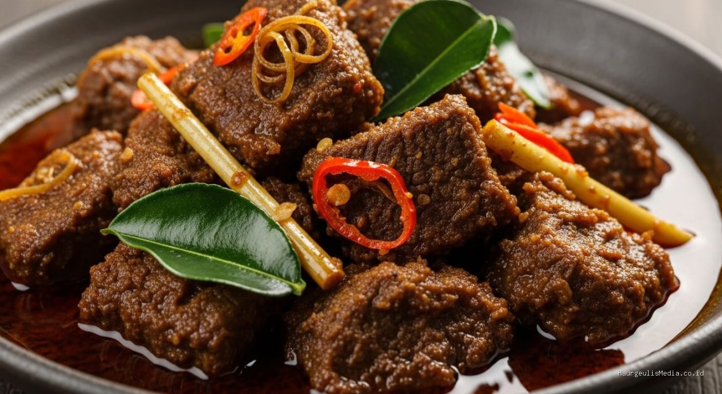 Resep Rendang Sapi Empuk dengan Bumbu Meresap Sempurna