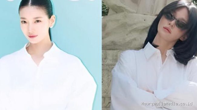 Suzy vs Song Hye Kyo: Adu Pesona Kenakan Dress Celine yang Ikonik