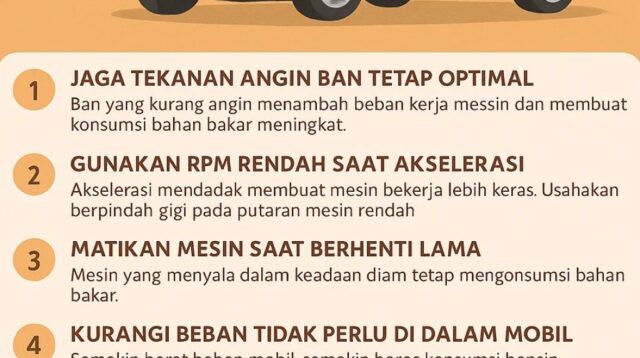 Tips Hemat Bensin Mobil untuk Perjalanan Jauh agar Lebih Efisien