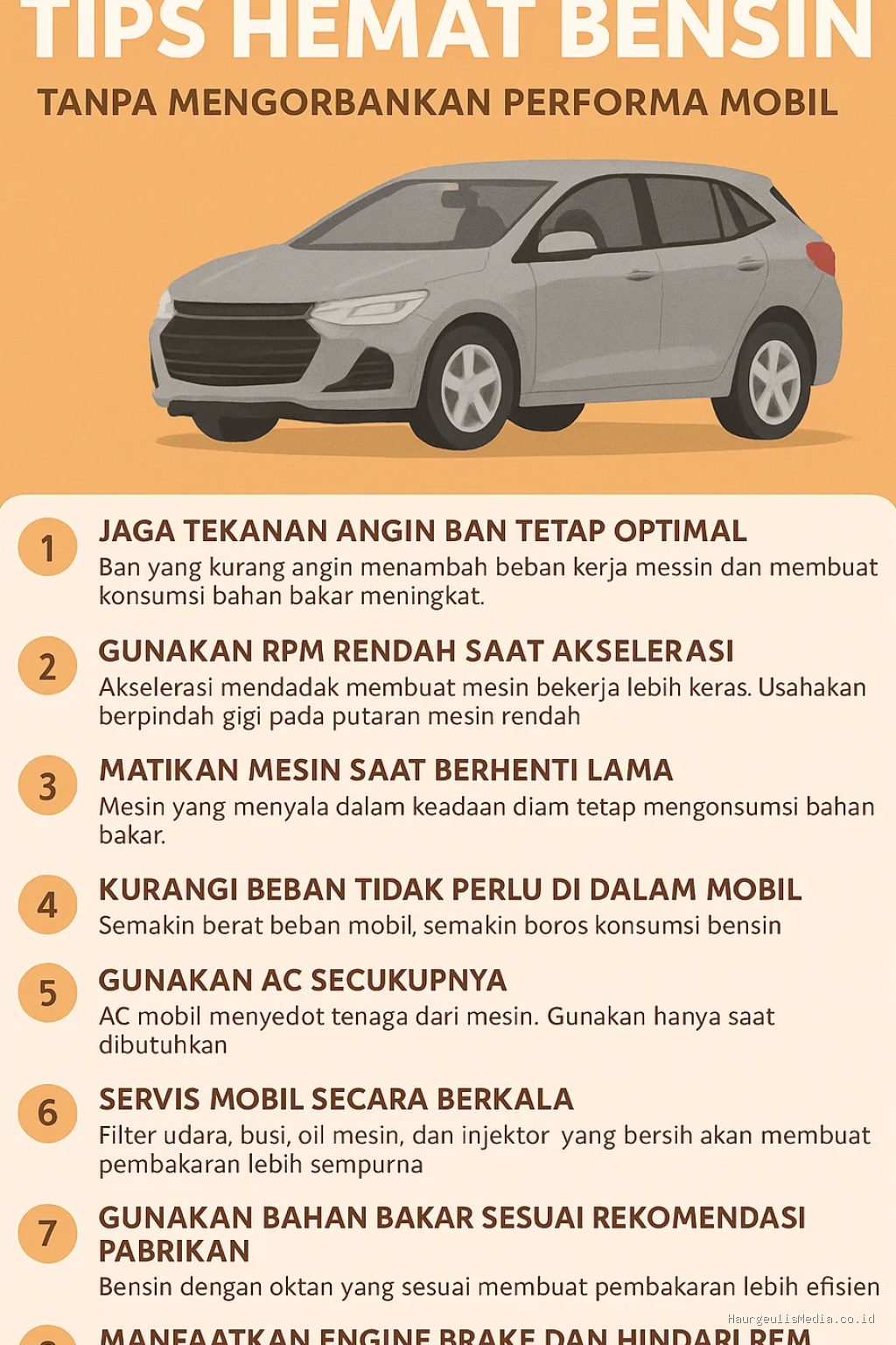 Tips Hemat Bensin Mobil untuk Perjalanan Jauh agar Lebih Efisien